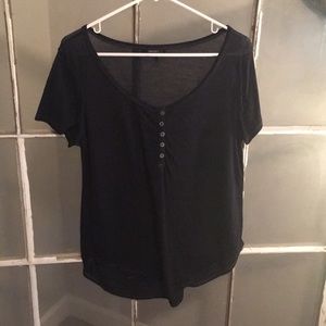 Button up casual tee shirt
